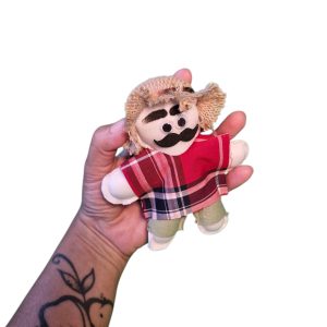 MINI MUÑECO DE AÑO VIEJO, ARTESANAL 100% Hecho a mano